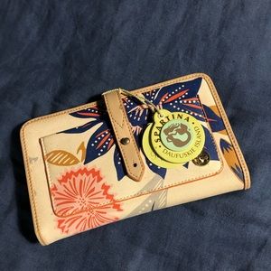 Spartina 449 floral snap wallet with front pocket